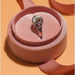 Silver with Sapphire